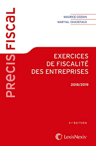 9782711028900: EXERCICES DE FISCALITE DES ENTREPRISES 2018 2019