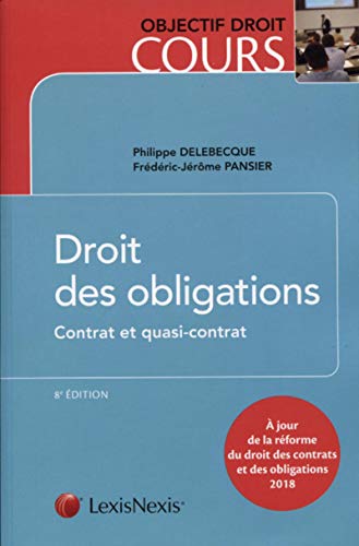 Imagen de archivo de Droit des obligations - contrat et quasi contrat a la venta por Ammareal