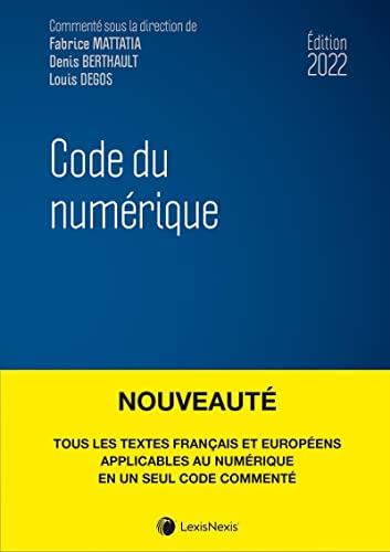 Beispielbild fr Code du numrique 2022 zum Verkauf von Ammareal