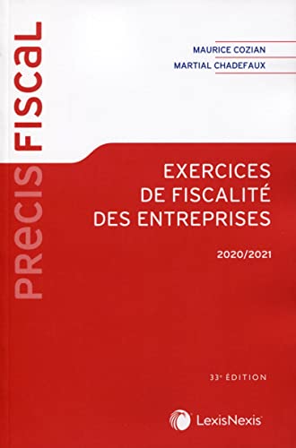 9782711033034: Exercices de fiscalit des entreprises 2020-2021