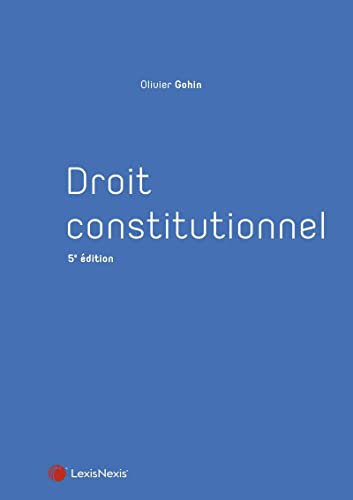 Stock image for Droit constitutionnel Collection Manuel for sale by medimops
