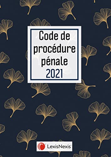 Stock image for Code de procdure pnale 2021- Jaquette Ginkgo dor for sale by Ammareal