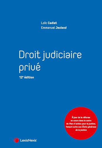 Stock image for Droit judiciaire privé [FRENCH LANGUAGE - Soft Cover ] for sale by booksXpress