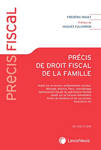 Imagen de archivo de Prcis de droit fiscal de la famille a la venta por medimops