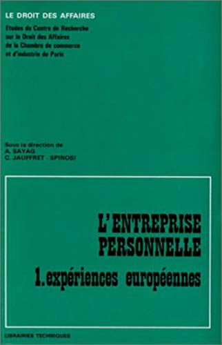 Stock image for L'entreprise personnelle for sale by Buchpark