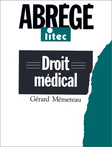 Beispielbild fr Droit mdical (ancienne dition) zum Verkauf von medimops