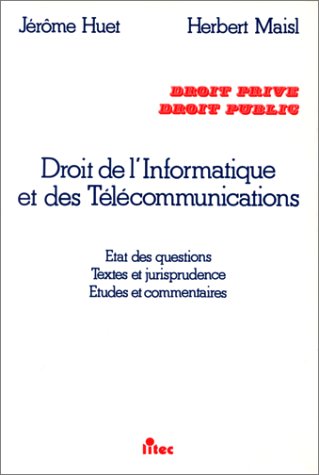 Beispielbild fr Droit de l'informatique et des télécommunications (ancienne édition) zum Verkauf von Ammareal