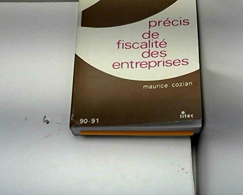 Précis de fiscalité des entreprises