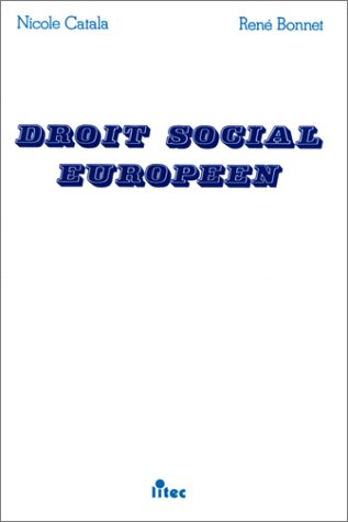 Imagen de archivo de Droit social europen (ancienne dition) a la venta por Ammareal