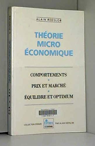 Stock image for Thorie micro-conomique (ancienne dition) for sale by Ammareal