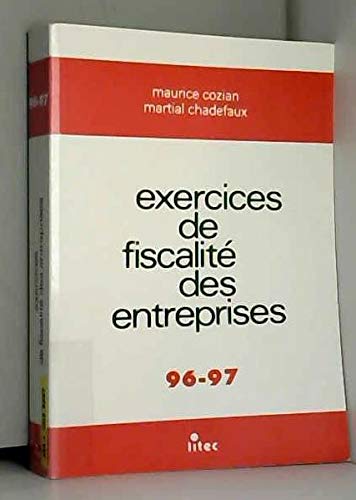 Stock image for Exercices de fiscalit des entreprises. 92-93 for sale by Chapitre.com : livres et presse ancienne