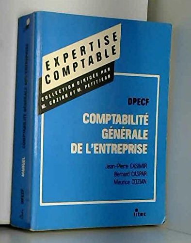 Beispielbild fr Comptabilit gnrale de l'entreprise: DPECF -preuve n 4 (ancienne dition) zum Verkauf von Ammareal