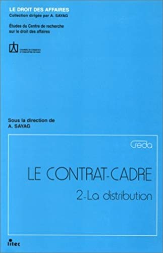 Stock image for Le contrat cadre, tome 2. La distribution for sale by Ammareal