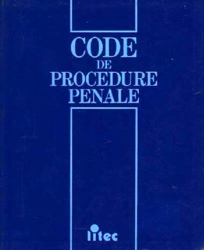 Code de procedure penale (neuvieme edition)