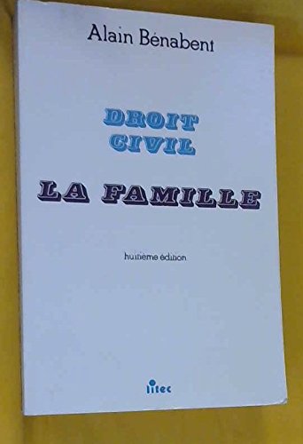 Beispielbild fr Droit civil : La famille zum Verkauf von Ammareal