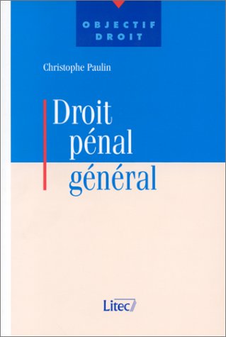 Stock image for Droit pnal gnral for sale by Chapitre.com : livres et presse ancienne