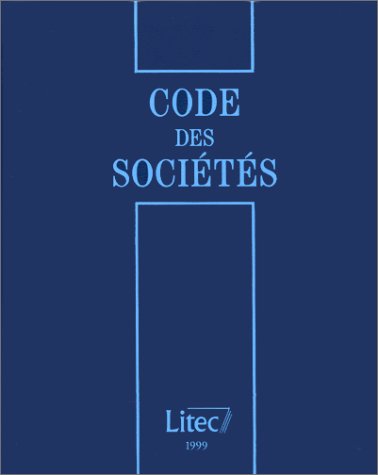 Stock image for Code des socits, 2e dition (ancienne dition) for sale by Ammareal