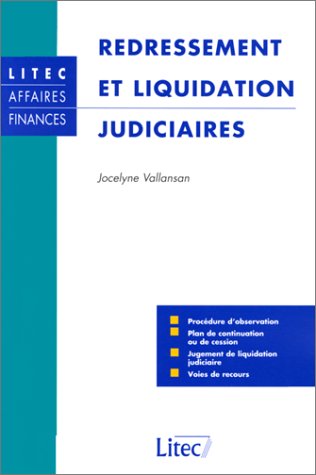 Beispielbild für Redressement et liquidation judiciaires (ancienne édition) zum Verkauf von medimops