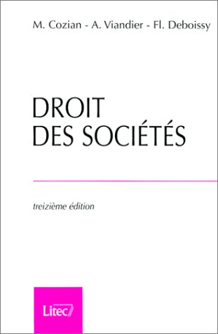 Stock image for Droit des socits for sale by Chapitre.com : livres et presse ancienne