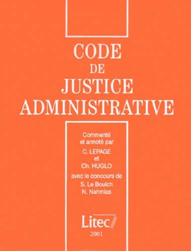 Imagen de archivo de Code de la justice administrative (ancienne dition) a la venta por Ammareal