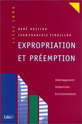 Stock image for Expropriation et premption (ancienne dition) for sale by Ammareal