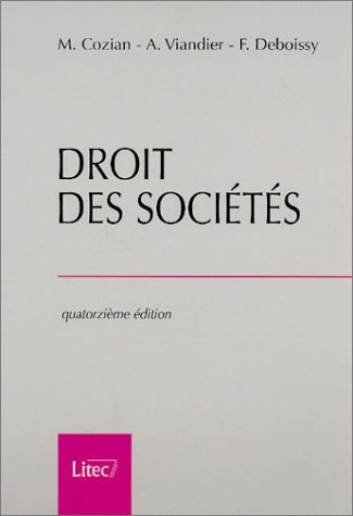 9782711133291: Droit des socits.: 14me dition (Litec Fiscal)