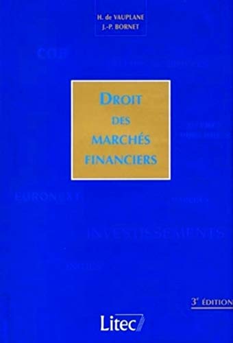 Beispielbild fr Droit des marchs financiers zum Verkauf von Librairie La Canopee. Inc.