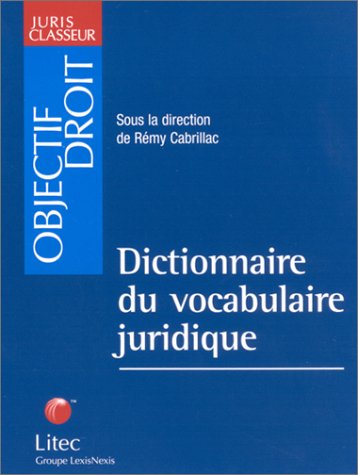 Imagen de archivo de Dictionnaire du vocabulaire juridique (ancienne dition) a la venta por Ammareal