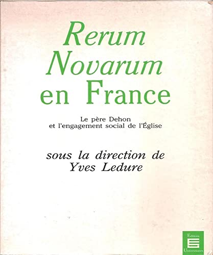 9782711304837: Rerum novarum en France