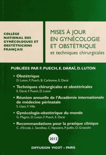 9782711404216: Mises  jour en gyncologie et obsttrique et techniques chirurgicales