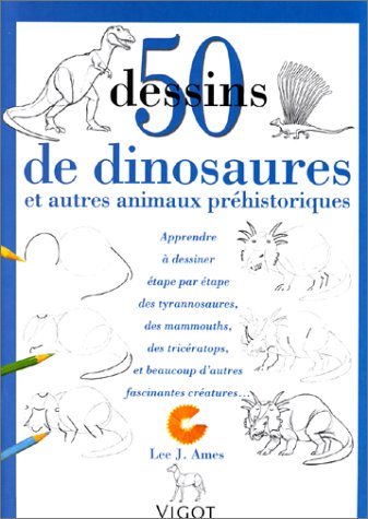 Beispielbild fr 50 dessins de dinosaures: Et autres animaux pr historiques zum Verkauf von WorldofBooks