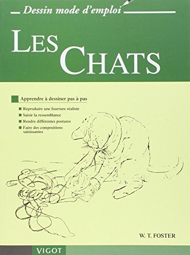 Beispielbild fr Les chats: Apprendre  dessiner pas  pas zum Verkauf von WorldofBooks