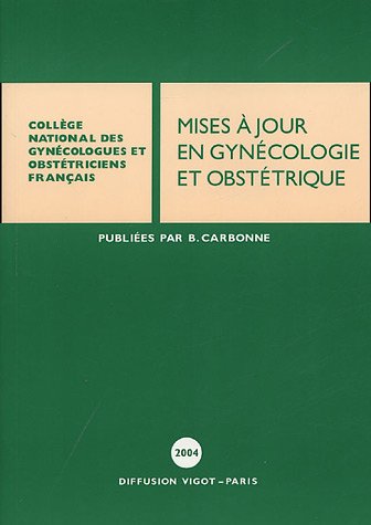 Stock image for Mises  jour en gyncologie et obsttrique for sale by Ammareal