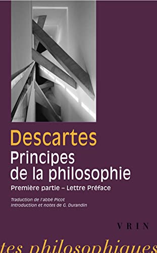 9782711601875: LES PRINCIPES DE LA PHILOSOPHIE.: 1re partie (Bibliotheque Des Textes Philosophiques)