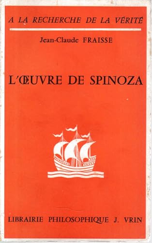 Imagen de archivo de Oeuvre de Spinoza (L') a la venta por Librairie La Canopee. Inc.