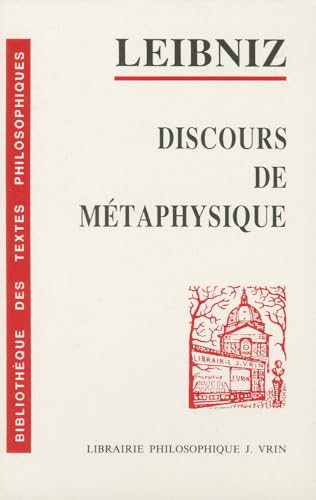 9782711604814: Discours de mtaphysique (Bibliotheque Des Textes Philosophiques)