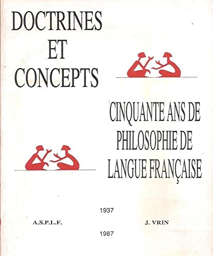 9782711609635: Doctrines et concepts (Problemes & Controverses)