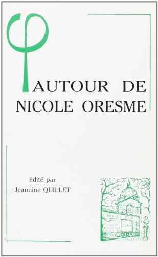 9782711610174: Autour de Nicole Oresme