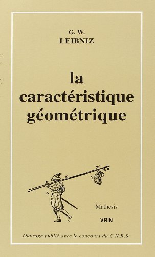 Beispielbild fr Caracteristique Geometrique (Mathesis) (French Edition) zum Verkauf von Gallix