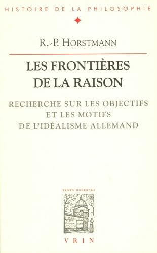 Stock image for frontieres de la raison for sale by ISD LLC