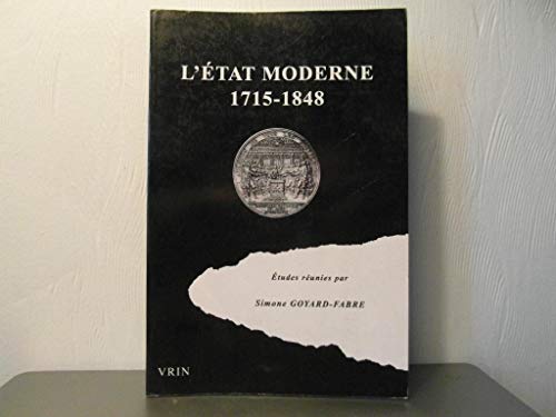 Stock image for L'Etat moderne for sale by Ammareal