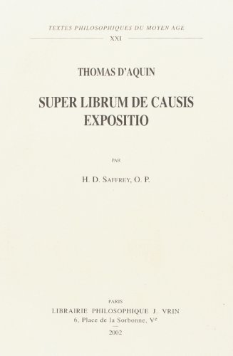 Beispielbild fr Super librium de causis expositio zum Verkauf von Revaluation Books