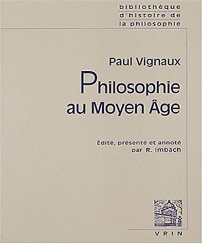 Imagen de archivo de Philosophie au Moyen Age a la venta por ISD LLC