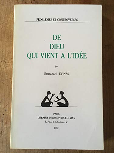 Beispielbild fr De Dieu Qui Vient  L'ide (Problmes Et Controverses) zum Verkauf von Anybook.com