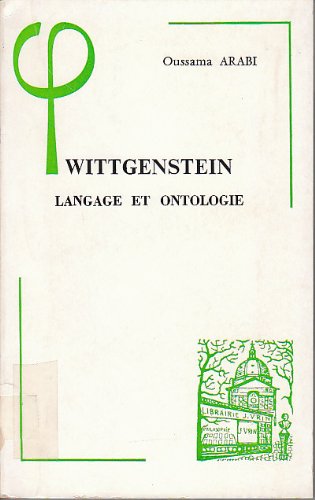 9782711620210: Wittgenstein: Langage et ontologie