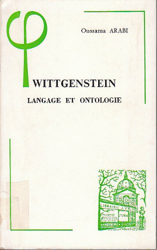 9782711620210: Langage Et Ontologie (Bibliotheque D'histoire De La Philosophie)