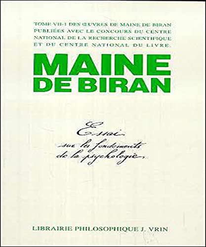 Imagen de archivo de Maine de Biran: a la venta por ISD LLC