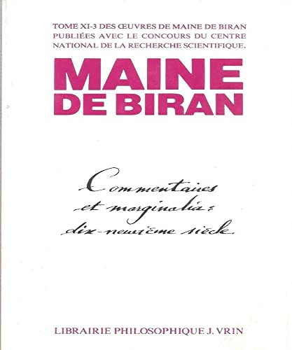 Beispielbild fr Maine de Biran: zum Verkauf von ISD LLC