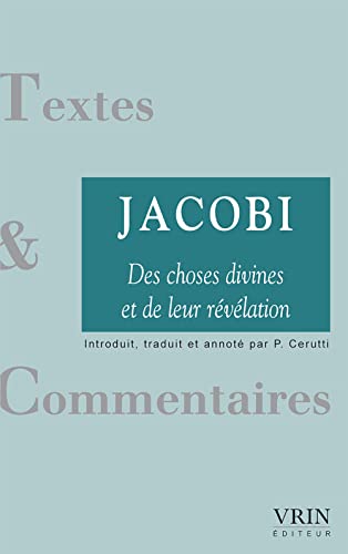 Beispielbild fr Des Choses Divines Et de Leur Revelation (Textes Et Commentaires) (French Edition) zum Verkauf von Gallix