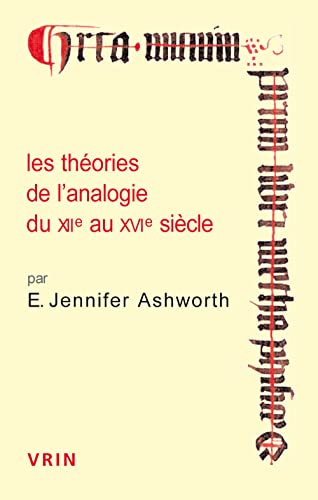 Beispielbild fr Thories de l'analogie du XIIe au XVIe sicle (Les) zum Verkauf von Librairie La Canopee. Inc.